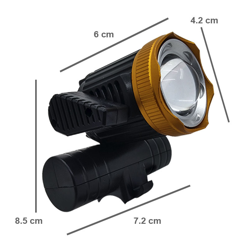 Miniatura 5 de Linterna Minera LED 2 En 1 Camping 302